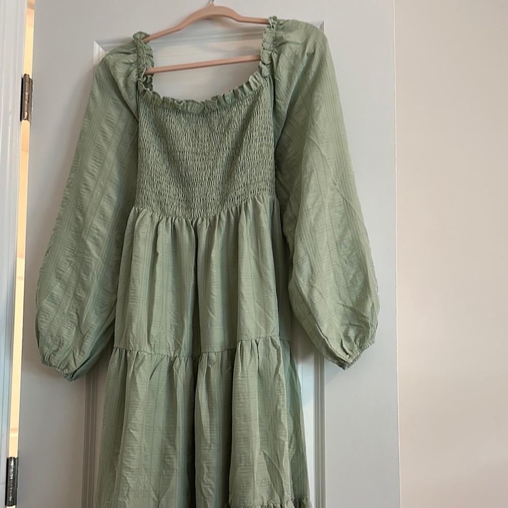 Arula Sage Green Maxi Dress